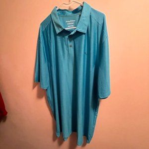 Tommy Bahama Palm Coast Island Zone Polo Blue Horizon Mens 3XLT
